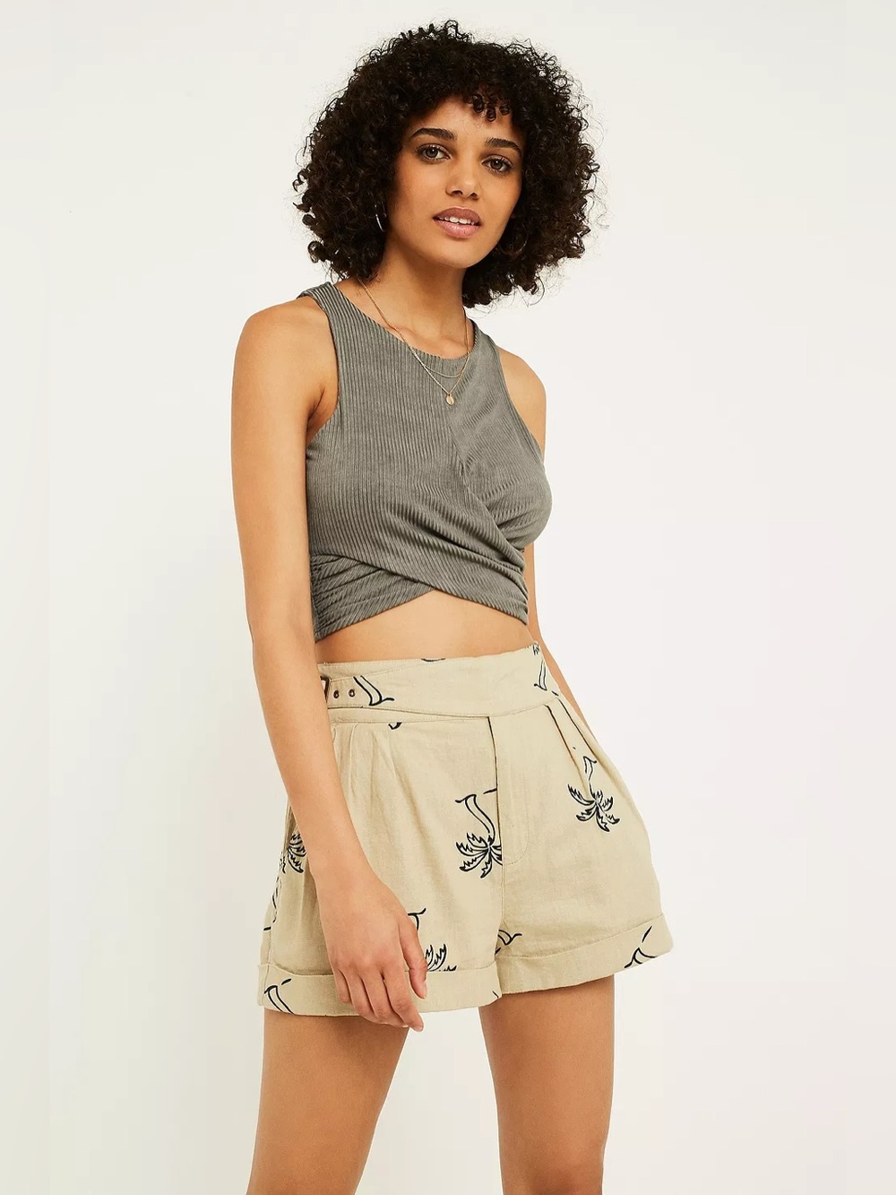 Urban outfitters Joanie Buckle Palm Short
